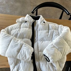 Urban outfitter white puffy jacket